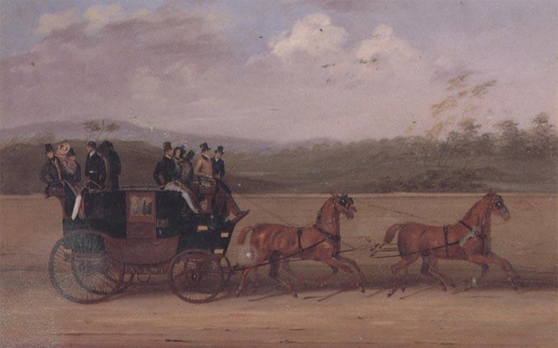 George Arnull The Brighton to London Coach oil painting image